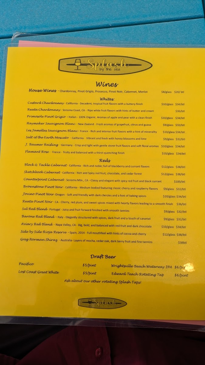 Menu Splash By The Sea-10