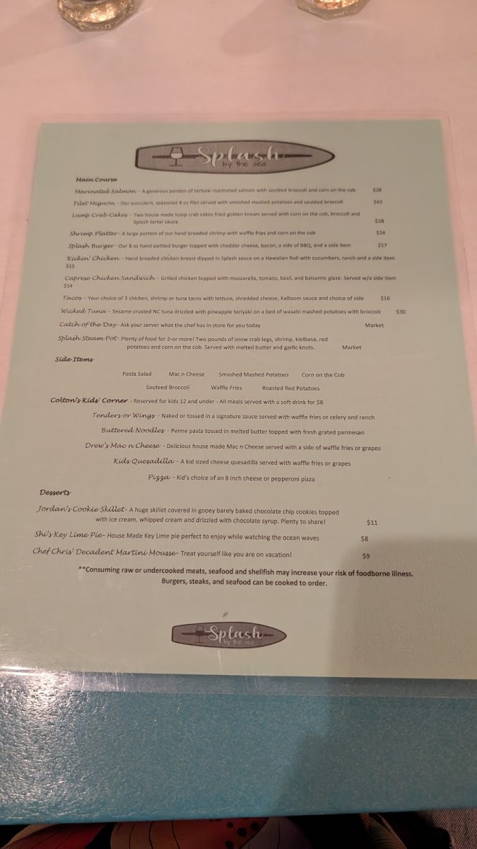 Menu Splash By The Sea-3